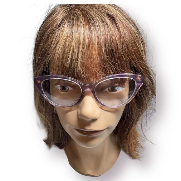 Ralph Lauren Eyeglasses RA7116 5849 Spotted Havana Lilac Cat‎ Eye 54-16-145mm - Picture 11 of 11